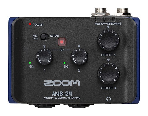 ZOOM AMS-24 Audio Interface USB 2.0