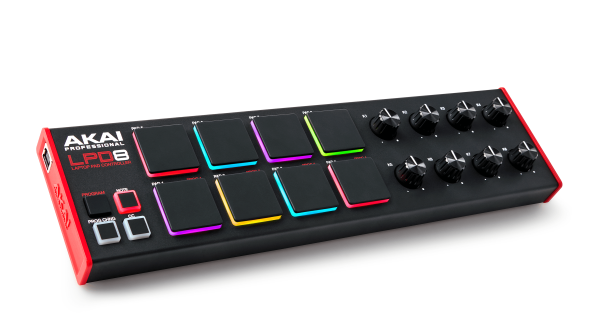 Akai MIDI Controllers, Pad Controllers AKAI Professional LPD8 MKII - Laptop Pad Controller