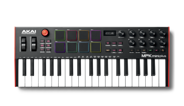 Akai MIDI Controllers, Pad Controllers AKAI Professional MPK mini Plus - 37 keys