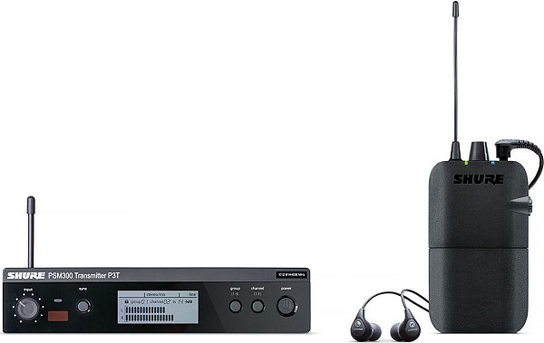 Mικρόφωνα Shure, Beyerdynamic SHURE P3TR112GR - Wireless In-Ear Monitoring Set with SE112 Earphones