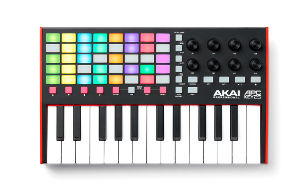 Akai MIDI Controllers, Pad Controllers AKAI APC-KEY-25-MKII Midi Keyboard / Ableton Controller