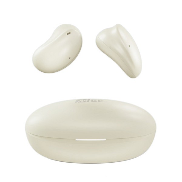 MEE Audio Pebbles EP-TW3-SN. LOW PROFILE WIRELESS EARBUDS Stone White.