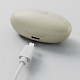 MEE Audio Pebbles EP-TW3-SN. LOW PROFILE WIRELESS EARBUDS Stone White.