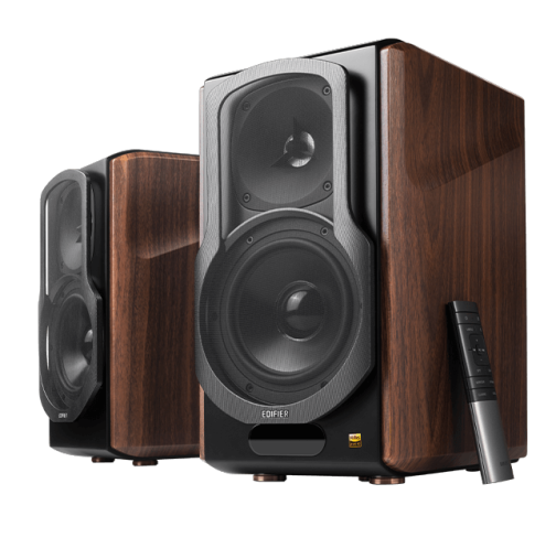 Edifier S2000MK III Αυτοενισχυόμενα Ηχεία 2 Δρόμων με Bluetooth 130W (Ζεύγος) Καφέ