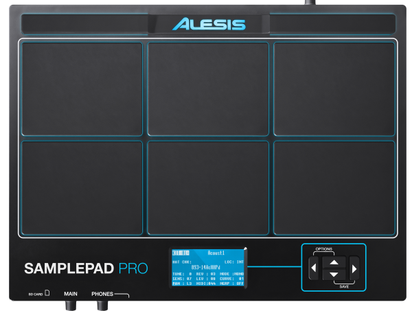  Alesis Samplepad Pro - Percussion Electric Drum Pad