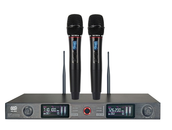 Mικρόφωνα Shure, Beyerdynamic AMS MU205 M - Ασύρματα μικρόφωνα χειρός δυναμικό με 2 μικρόφωνα.