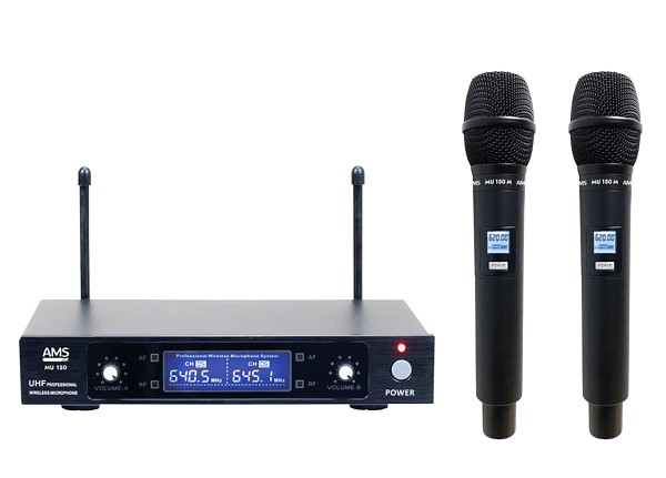 Mικρόφωνα Shure, Beyerdynamic AMS MU150 M - Ασύρματα μικρόφωνα χειρός δυναμικό με 2 μικρόφωνα.