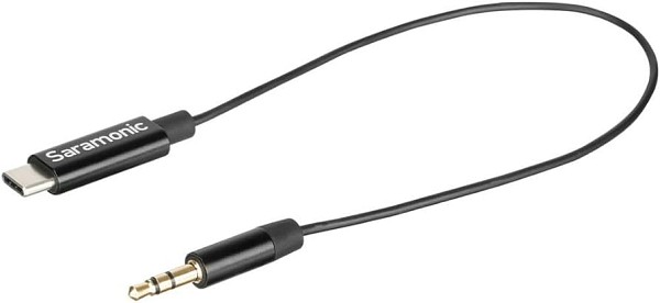 Saramonic Wireless Smart Microphone. Saramonic SR-C2001 Adapter | Male 3.5mm TRS to USB-C Stereo or Mono Microphone & Audio Input Adapter for USB-C Devices
