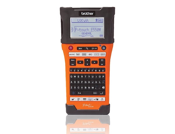 ΕΚΤΥΠΩΤΕΣ BROTHER Θερμικός Εκτυπωτής Brother PT-E550WSP Μαύρο/Πορτοκαλί Μονόχρωμος