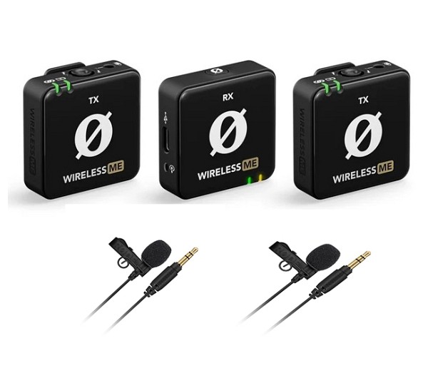Rode Microphones, Rode Lav, Rode Wireless RODE Wireless ME Dual Ασύρματο Μικρόφωνο Πέτου (Σετ) + LAVALIER GO μικρόφωνο πέτου (2 τεμάχια)