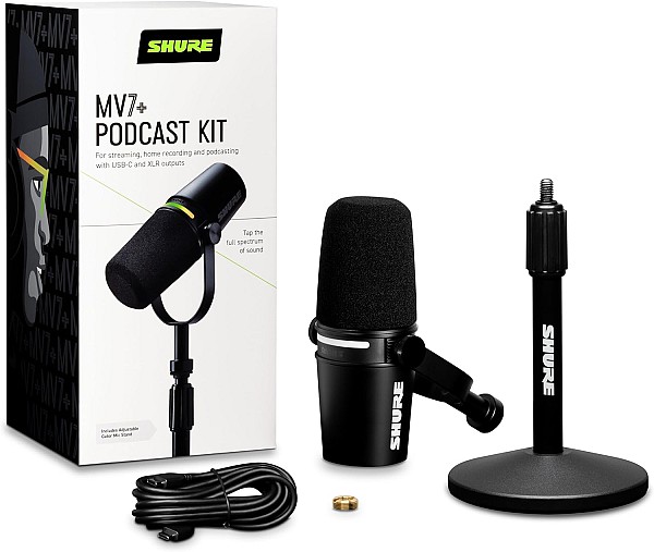 Mικρόφωνα Shure, Beyerdynamic Shure MV7+ Podcast Microphone with Stand