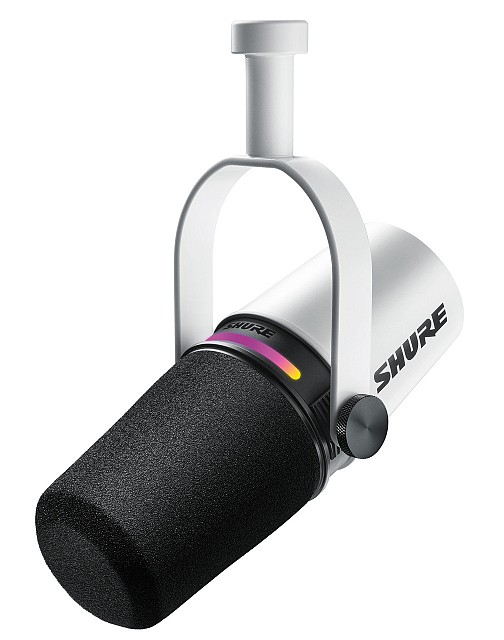 Mικρόφωνο Shure MV7+ WHITE Podcast Microphone