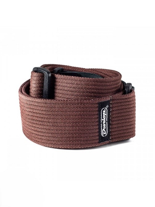 Ζώνη Κιθάρας-Μπάσου DUNLOP D07-01BR POLY Brown Guitar Strap