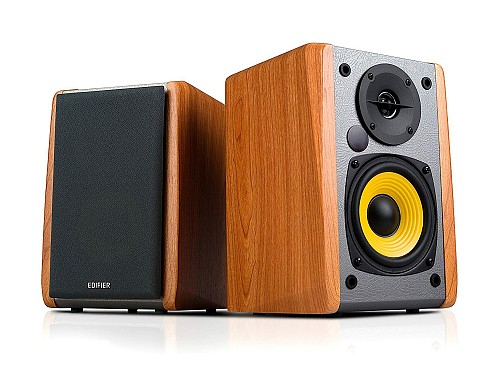 Edifier R1010BT Αυτοενισχυόμενα Ηχεία 2 Δρόμων με Bluetooth 24W (Ζεύγος) Καφέ