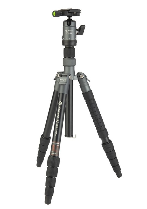 Fotopro X-Go Gecko Grey Aluminum Tripod