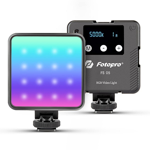 ΦΩΤΙΣΜΟΣ Fotopro RGB LED Fill Light Black FS-05