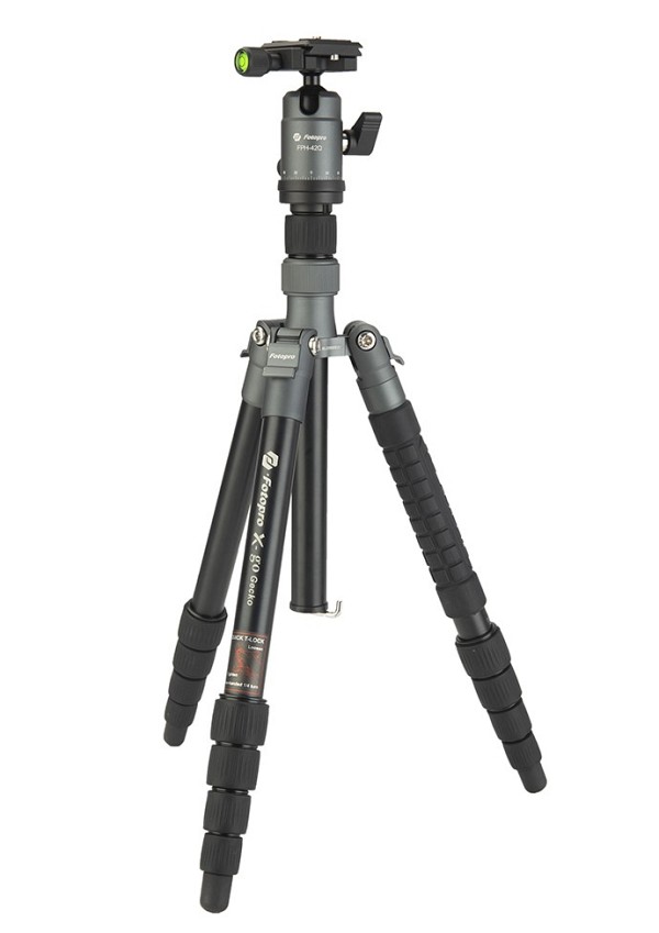 Fotopro X-Go Gecko Grey Aluminum Tripod