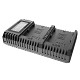 Nitecore UCN2 Pro Dubbel Lader for Canon LP-E6 (N)