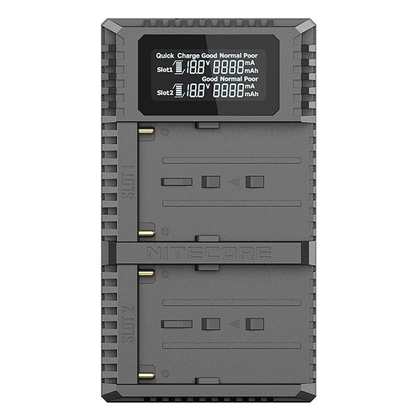 ΕΝΕΡΓΕΙΑ Nitecore USN3 Pro Dubbel Lader for Sony NP-F Serie