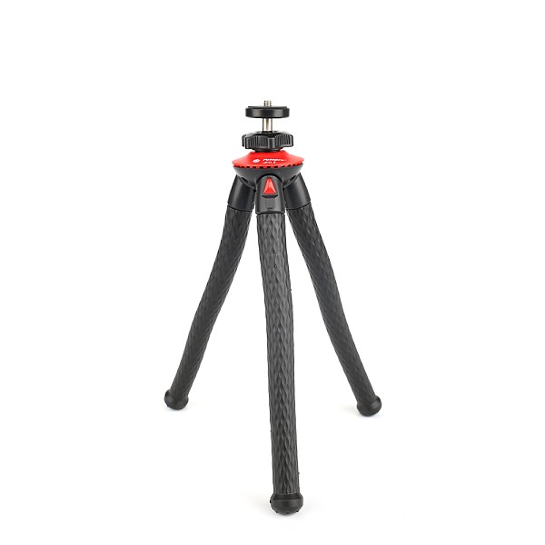 Fotopro UFO 2 Black/Red Tripod with Phone & GoPro Mount