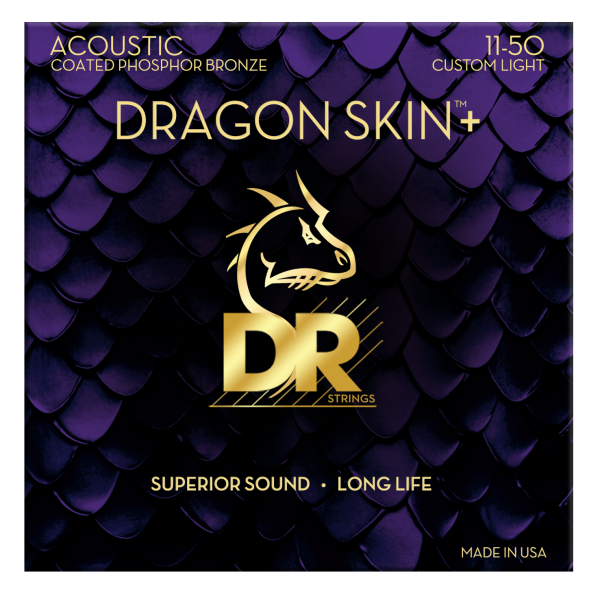 DR DRAGOSKIN+ Phosphor Bronze DAP-11 ( 11-50 )Σετ χορδές ακουστικής κιθάρας.