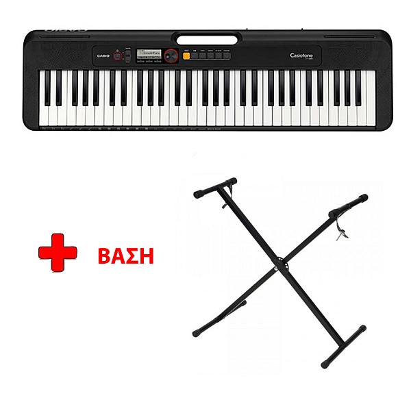 Αρμόνια & Ηλεκτρικά Πιάνα Αρμόνιο Casio CT-S200 BK 61 πλήκτρα και βάση ενισχυμένη. ΓΡΑΠΤΗ ΕΓΓΥΗΣΗ 2 ΧΡΟΝΙΑ