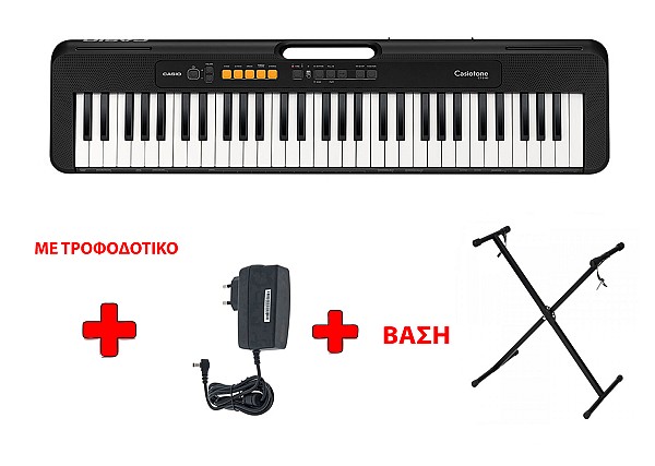 Αρμόνια & Ηλεκτρικά Πιάνα Αρμόνιο Casio CT-S100 με τροφοδοτικό και βάση ενισχυμένη. ΓΡΑΠΤΗ ΕΓΓΥΗΣΗ 2 ΧΡΟΝΙΑ