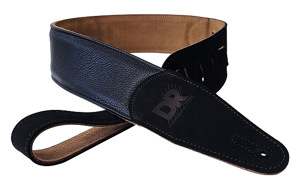 Ζώνες Κιθάρας - Μπάσου Vorson Ζώνη Κιθάρας Made in USA DR BLACK BTS-BK - BUTTER-SOFT LEATHER STRAPS