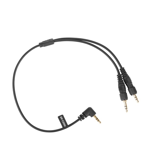 Saramonic Wireless Smart Microphone. Saramonic SR-C2004 Dual Locking 3.5mm TRS to Right-Angled 3.5mm TRS