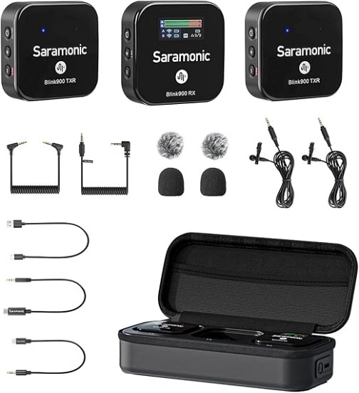 Saramonic Blink900 B2R - Dual-Channel Wireless Mic System with on board recording