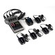 Saramonic Blink 500 ProX B8 4-Person Wireless Clip-On Mic System with On-Board Recording, N/C and Lavaliers