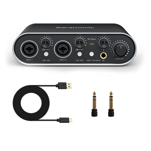 Saramonic Wireless Smart Microphone. Saramonic MV-Mixer Dual Channel Audio Interface