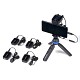 Saramonic Blink 500 ProX B8 4-Person Wireless Clip-On Mic System with On-Board Recording, N/C and Lavaliers