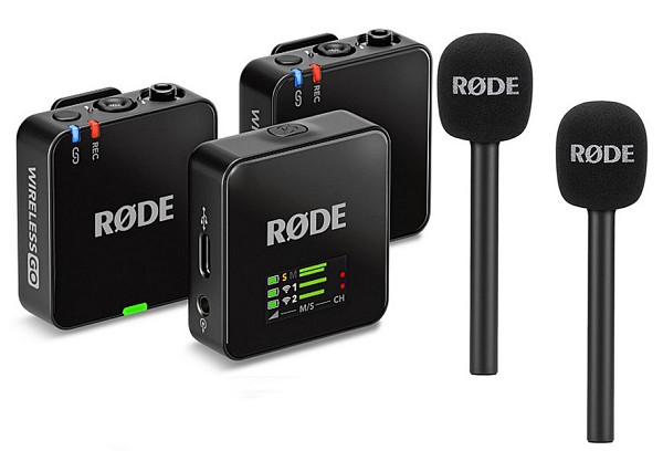 Rode Microphones, Rode Lav, Rode Wireless Rode Wireless GO Gen3 + RODE Interview Go Λαβή Mικροφώνου (2 τεμάχια)