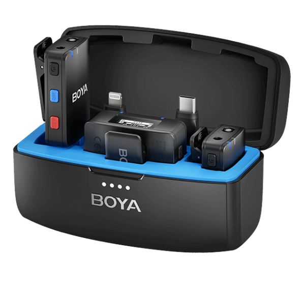 BOYA Wireless Smart Microphone. BOYAMIC All-In-One Wireless Microphone with Onboard Recording