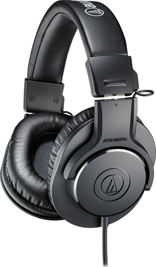Audio Technica ATH-M20x Ενσύρματα Over Ear Studio Ακουστικά Μαύρα