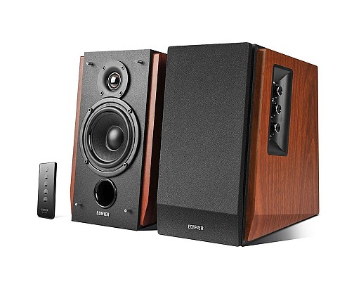 Edifier R1700BT Αυτοενισχυόμενα Ηχεία 2 Δρόμων με Bluetooth 66W (Ζεύγος) Καφέ