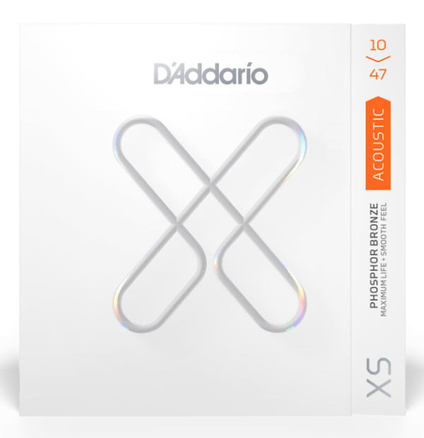 DAddario XSAPB 1047 Χορδές Ακουστικής Κιθάρας XS Phosphor Bronze Coated 010-.047 Extra Light