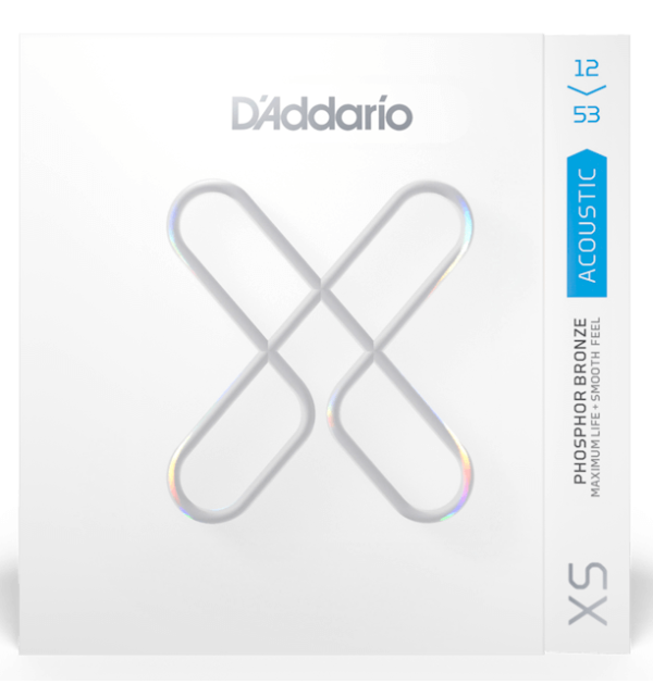 DAddario XSAPB 1253 Χορδές Ακουστικής Κιθάρας XS Phosphor Bronze Coated 012-053 Light