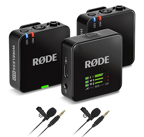 Rode Bundle - Rode Wireless Go GEN3 + 2 τεμάχια Rode Lavalier Go Black