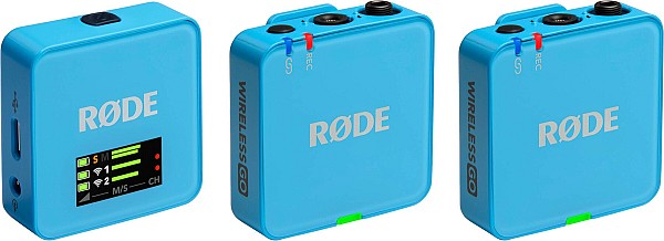 Rode Microphones, Rode Lav, Rode Wireless Wireless Go III - Gen 3 Blue - Dual channel wireless microphone system