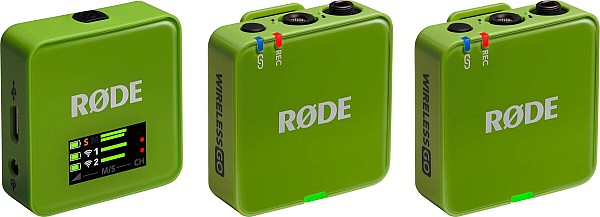Rode Microphones, Rode Lav, Rode Wireless Wireless Go III - Gen 3 Green - Dual channel wireless microphone system