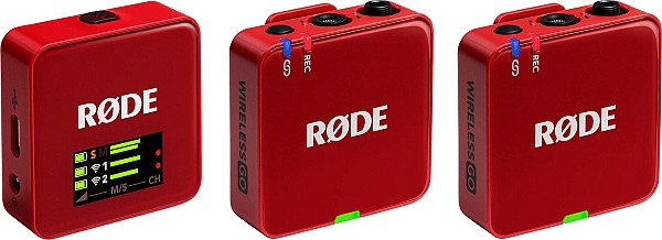 Wireless Go III - Gen 3 Red - Dual channel wireless microphone system