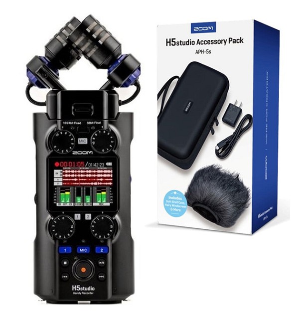 ZOOM  H5 Studio, Μαζί με το πακέτο APH-5 S Accessory Pack