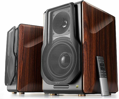 Edifier S3000MK II Αυτοενισχυόμενα Ηχεία 2 Δρόμων με Bluetooth 256W (Ζεύγος) Καφέ
