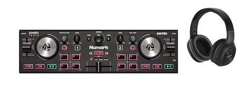 NUMARK DJ2GO-2 TOUCH DJ Controller Bundle, με Aκουστικά EDIFIER W800BT PLUS BK