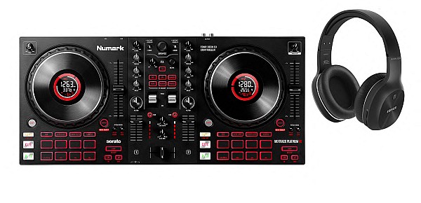 Numark DJ Controller-Μίκτες DJ NUMARK Mixtrack Platinum FX DJ Controller Bundle, με Aκουστικά EDIFIER W800BT PLUS BK