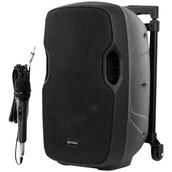 Gemini AS-10TOGO Portable Bluetooth Speaker 10 Woofer Battery
