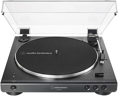 Audio Technica AT-LP60XBT Black - Πικάπ Bluetooth με αυτόματο Belt drive