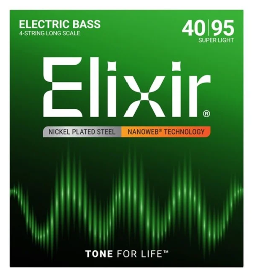 ELIXIR 14002 Nanoweb  40-95 Super Light Χορδές Ηλεκτρικού Μπάσου